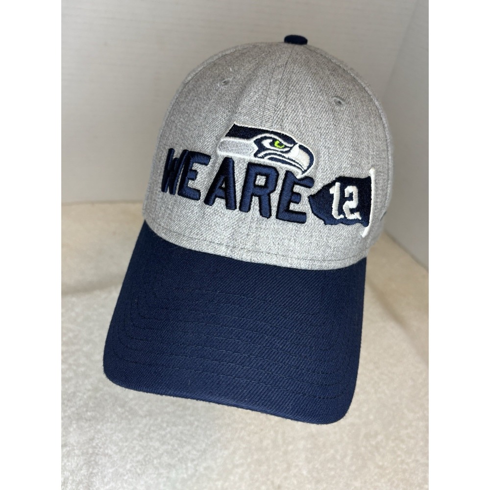 Seattle Seahawks Hat.  We Are 12. Size L/XL  NFL  New Era 39 Thirty